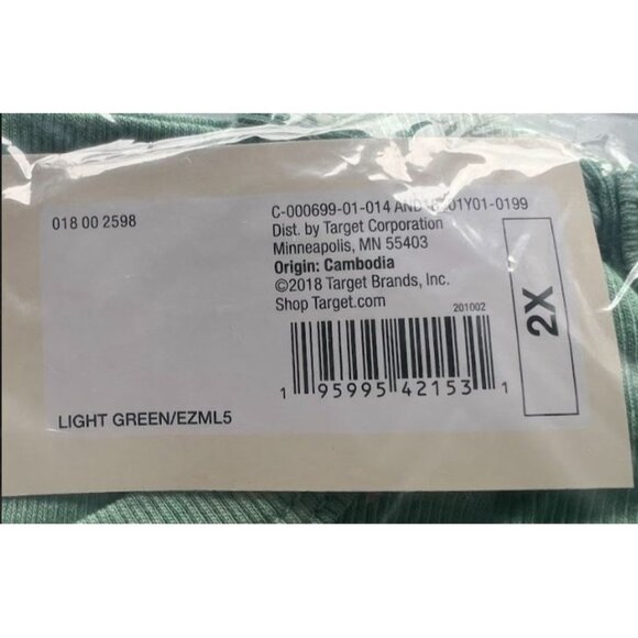 A New Day Women's Pull Over Sleeveless Tank Top Light Green Size 2X - Picture 4 of 4